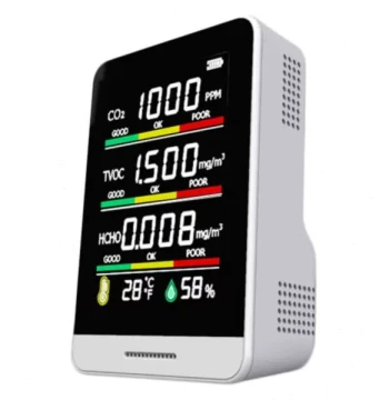 Home Formaldehyde Detector for New Houses, Self-Test Methanol Indoor Air Quality Tester, Portable Detector