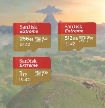SanDisk Red Gold Switch Memory Card