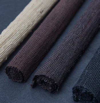 Plant-Dyed New Chinese Style Tea Mat Ramie Summer Cloth Tablecloth Background Cloth Vintage Tea Table Background Cloth