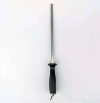 Fengcheng Brand Square Plastic Handle Knife Round Body Black Grinding Rod Black Square Plastic Handle Grinding Stick Manual Sharpening Tool
