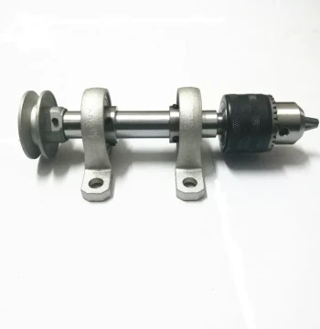 DIY Lathe Drilling Machine Non-Powered Spindle Pulley Set Accessories, Precision Model B16 Collet Concentric No Wobble