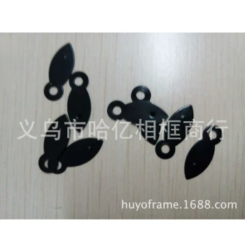 Picture Frame Backboard Pressure Clips Black Floating Dot Leaf Design 1000 Pieces