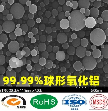 High-Purity 99.99% Spherical Alumina, Particle Size 1μm–150μm, High Thermal Conductivity 4N9, Spheroidization Rate ≥95%