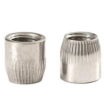 304 Stainless Steel Conical Nut, 201 Tapered Lock Nut with Knurled Inner Expansion Screw Cap, Pull-Explosion Nut M6 M8 M10 M