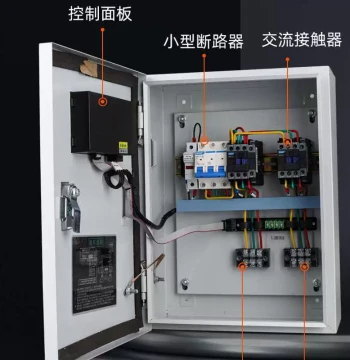 New Arrival Factory Direct Smart Water Pump Control Distribution Box Manual/Auto Sewage Three-Phase Motor M Ventilation Fan 380V