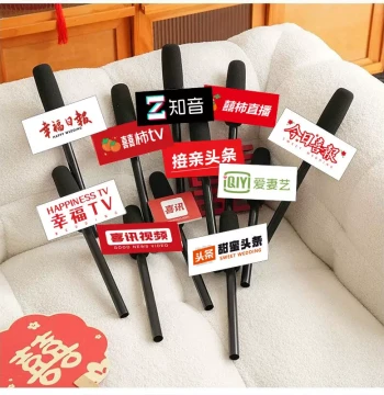 Wedding Procession Photo Props Marriage Simulation Interview Microphone Creative Wedding Mic Door Blocking Game Supplies Collection
