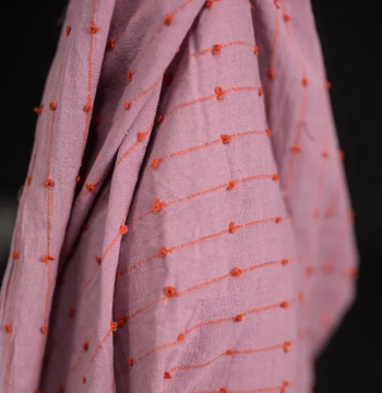 Mid-May 10cm Length Price, UK Merchant and Mills Berry Bubble Light Pink Coil Indian Cotton Cloth