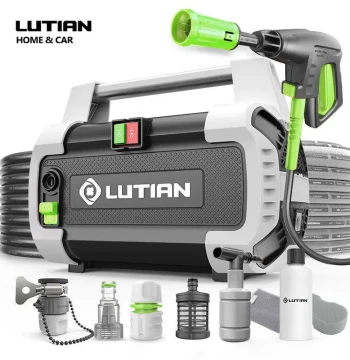 Car Washer Stuck 1700W High Power 220V High-Pressure Cleaner Pump Car Wash Gun 220V Plug-in Type