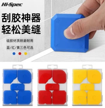 Multi-Function Caulking Tool: Silicone Sealant Trimmer, Scraping Board, Plastic Scraper, Leather Scraper, Professional Grouting Tool