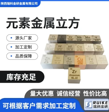 Metal Cube Specimens, Periodic Table Physical Collection 15*15*15mm, Tungsten, Molybdenum, Niobium, Titanium, Copper, Iron, Zinc, Chromium, Aluminum