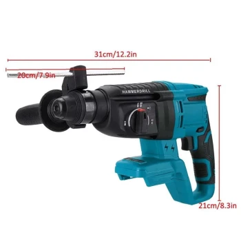 Ultra-Fast New Arrival Brushless Rechargeable F-Style Electric Hammer Drill Chisel 3-in-1 G High-Power Industrial Impact Drill Concrete Lithium