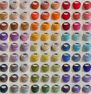 Clearance MKC/MKE No. 40 Lace Thread Solid Color 124 Colors DMC40 Domestic Alternative Micro Crochet Shuttle Weaving Thread 20g