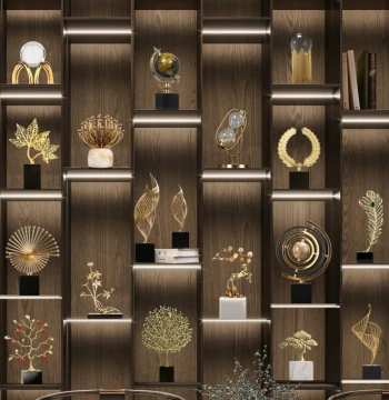 Turn of Fortune Ornament, High-End Living Room Decoration, Hotel Villa Office Showroom Entryway Desktop Craft