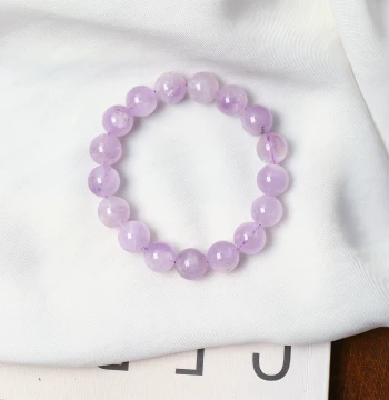 Factory Clearance Natural Purple Crystal Lavender Amethyst Single-Loop Bracelet - Women's Crystal Beaded Jewelry