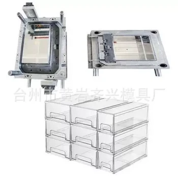 Plastic Mold Manufacturer Custom Refrigerator Transparent Storage Box Mold Baijiu Box Food Box Injection Mold