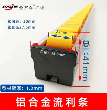 Panel Saw Flow Bar Aluminum Alloy Flow Bar Edge Banding Machine Reinforced Flow Bar Woodworking Machinery Panel Saw Accessories