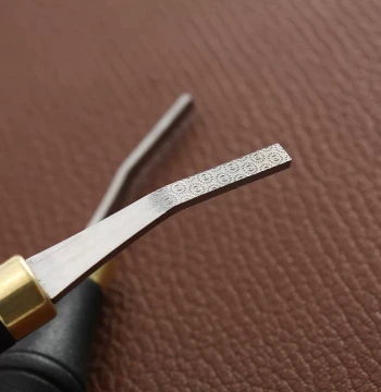 Roughening File 4916 for Leather Surface Grinding, Ensures Strong Adhesion for Rough Leather Glue, Sunburst Pattern 3/4mm Width