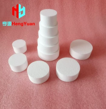 Mini Round Small Cake Model, Mooncake Mold 6*3cm Foam Blank, Early Education Children DIY Handmade Clay Blank