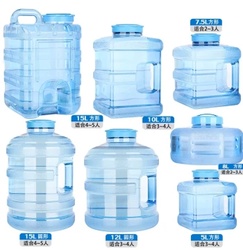 Food-Grade Mineral Water Barrel, PC Pure Water Container for Home Use, Portable Water Dispenser Bucket for Tea Bar Machine and Kung Fu Tea Storage