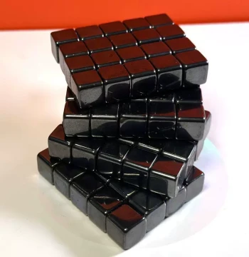 Polished Ferrite Magnet Cubes Strong Magnetic Attraction Magic Cube Stress Relief Toy Strong Magnets
