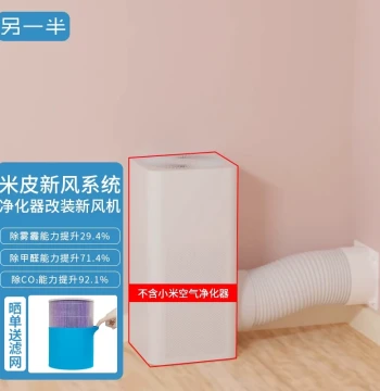 Mi Pi Air Conditioner Hole Adapter for Fresh Air Systems (Upgrade Xiaomi Purifier to Xiaomi Fresh Air System) - Formaldehyde Reduction