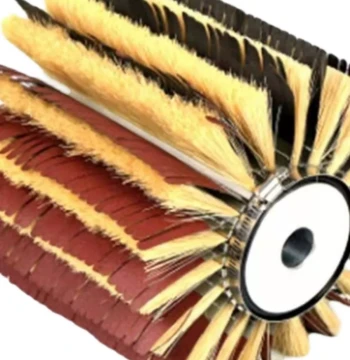 Supply of High-Quality Sisal Mesh Brush Wheels for Woodworking, Irregular Polishing Grinding Wheels, Furniture Groove Line Sanding Roller Brushes in Stock