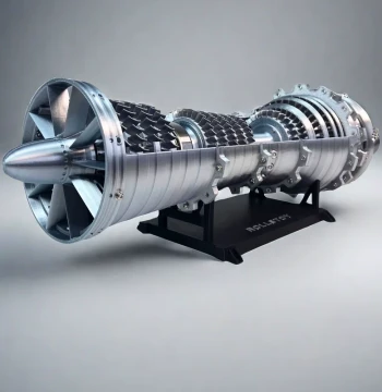 New Turbojet and Turbofan Engine Assembly Model: 3D Printed Stereoscopic Puzzle of Fighter Jet Engines