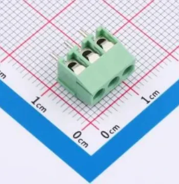 WJ350V-3.5-3P Screw-Type Terminal 3.5mm Terminal Block 1x3P, 1 Row, 3 Pins per Row