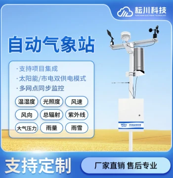 Automatic Weather Station Outdoor High-Precision Meteorological Monitoring System Real-Time Temperature, Humidity, Wind Speed, and Rainfall Detection
