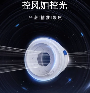 Pule Aperture Damper - Precision Fresh Air Speed Control and Noise Reduction Device with Professional Branch Box Connectors