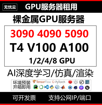 4090/5090/A100/GPU Server Rental, Deep Learning Cloud Computer Rental, Computing Power Workstation