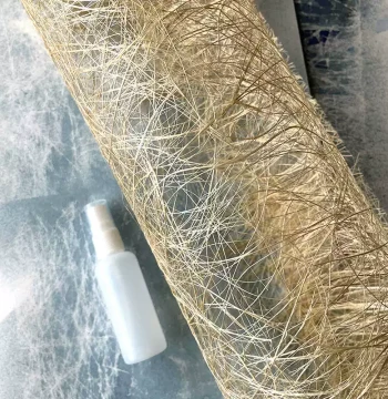 Painting Jute Mesh Fabric for Texture Spraying and Rubbing, Handicraft Materials