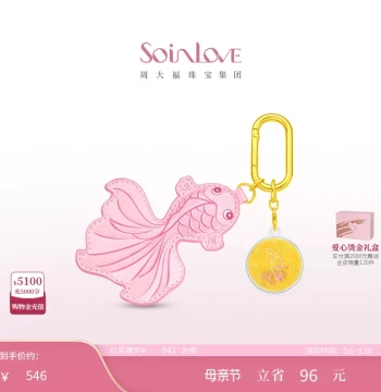 Chow Tai Fook SOINLOVE Treasure Girl Good Luck Koi Gold Banknote, Gold Coin, and Gold Medal