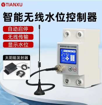 Smart Water Level Controller - Automatic Tank Filling Switch for Water Towers, Wireless Pump Control with Remote Solar Power