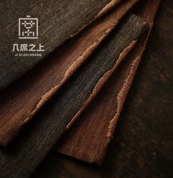 Premium Handmade Double-Sided Xiangyun Silk Tea Mat, Thickened Chinese Style Tussah Silk Tea Mat