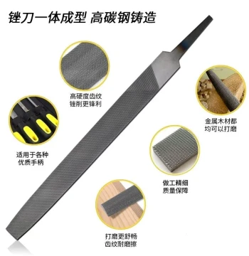 Steel File, Pointed Flat File, Metal Half-Round Mini Alloy Set File, Fine Tooth Woodworking Shaping Half-Round File
