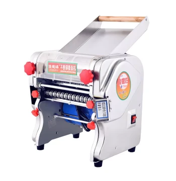 Electric Stainless Steel Automatic Noodle Maker for Home and Commercial Use, Multi-function Dumpling and Pasta Machine with Dough Kneading and Rolling Functions