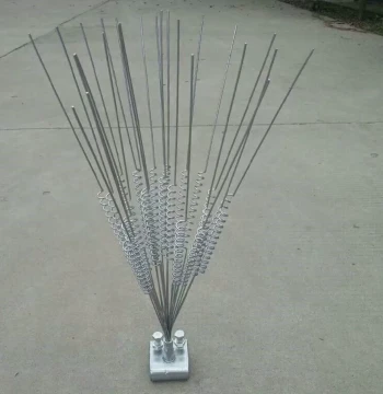 Power Line Bird Deterrent Spikes, Stainless Steel Anti-Bird Devices, Hot-Dip Galvanized for Orchards and Iron Towers, Rotating Wind-Driven Bird Repeller