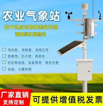 Agricultural Environment Monitoring System Outdoor Small Weather Station Campus Rainfall Temperature Humidity Soil Integrated Monitoring Station