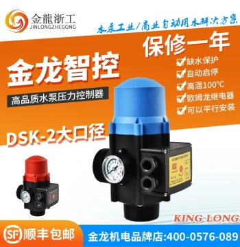 Jinlong 2-Inch Large Diameter Electronic Fully Automatic Pressure Switch for Booster Pumps with Dry Run Protection and Smart Controller