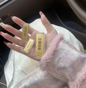 Shuibei Wealth Gold Bar 99.99% Pure Gold 5g 10g Collection Savings Pure Gold Gift