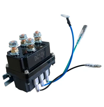 Manufacturer Supply: Electric Car Winch Relay 250A with Remote Control Kit and Winch Relay Connection Cables