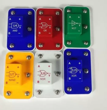 Electronic Building Block Accessories Paired with DianXueXiaoZi Circuit Science Experiment Logic Gate NAND Gate Circuit Assembly Materials
