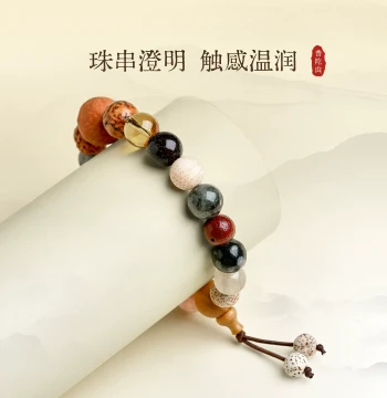 Putuo Mountain Official Authentic Bodhi Eighteen Seeds Meaningful Bracelet Hand Chain Prayer Beads Birthday Gift