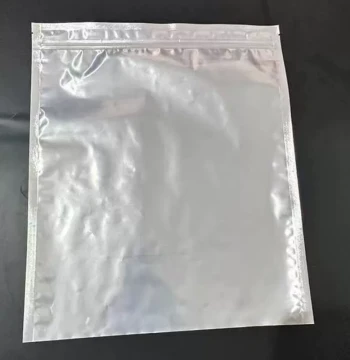 Fast Shipping Aluminized Matte Bag Aluminum Foil Semi-Transparent Label Viewing Anti-Static Vacuum Bag Electronic Consumables Bags
