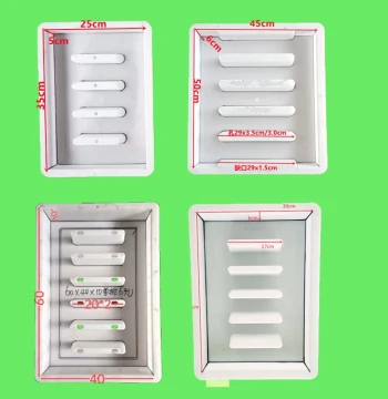 Comprehensive Collection of Plastic Molds for Drainage Ditch Covers, Rectangular 60*40*06, for Cement Precast Water Leakage Components