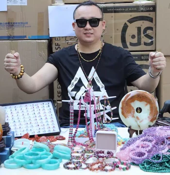 Qinbao Little Brother Tourmaline, Hetian Jade, Sugilite Crystal Bracelet, Jewelry Anchor Live Streaming Now