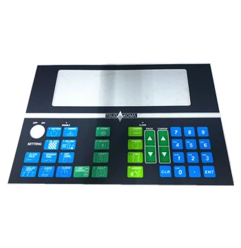 Air Jet Loom Control Panel Key Sticker Film High-Quality Adhesive