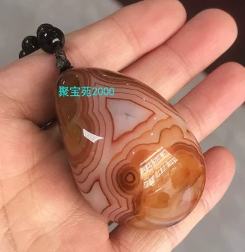 Natural Banded Agate Raw Stone Hand Piece Crystal Gem Yuhua Stone Play Piece Pebble Fish Tank Flower Pot Landscaping