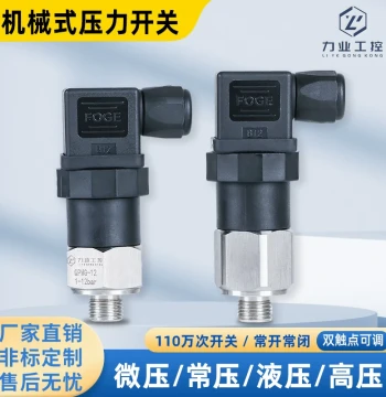 Mechanical Pressure Switch: Adjustable QPMG, Normally Open/Closed, High-Pressure Stainless Steel Piston/Diaphragm Type for Water, Air, Oil, and Hydraulic Systems